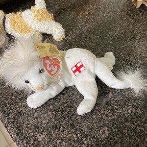 Ty Beanie Babies Baby UK Exclusive Harrods Pride the Lion Rare Vintage Collect